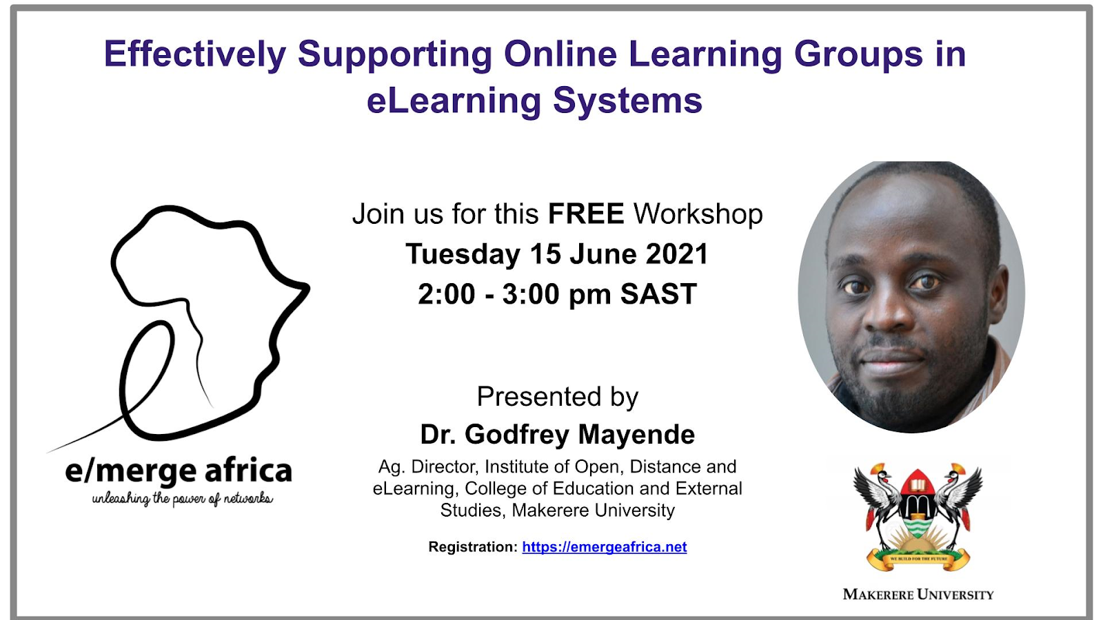 15 June 2021: Effectively Supporting Online Learning Groups in
