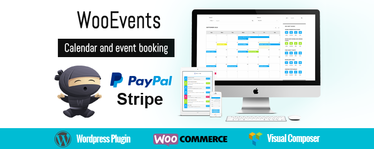 Calendário WooEvents e Reserva de Eventos Plugin WordPress Premium
