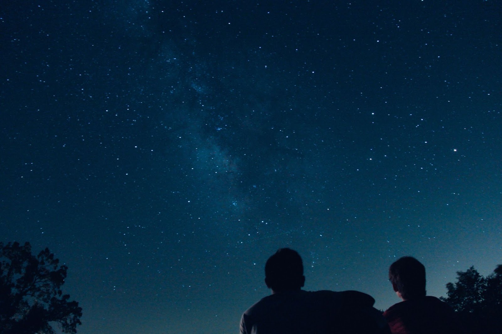 Stargazing couple