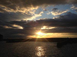 初日の出（御宿 岩見田海水浴場）