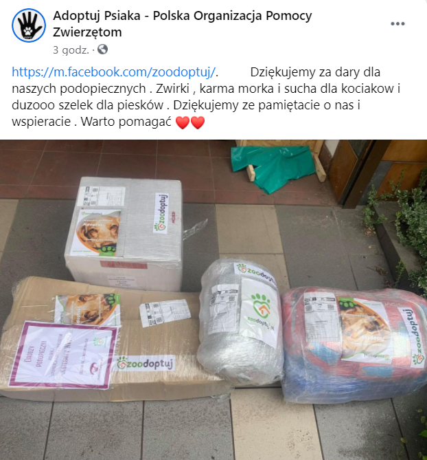 polska organizacja pomocy zwierzętom
