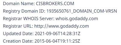 CIS Brokers домен
