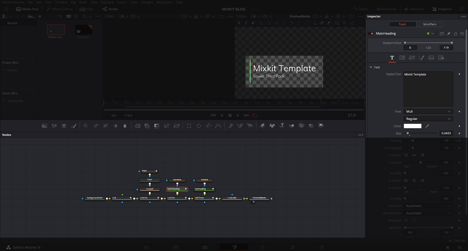 How to install Fusion .comp files for DaVinci Resolve - Mixkit