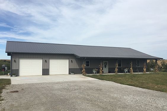 Large metal house