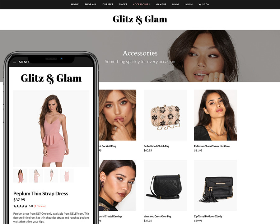 Loja WooCommerce Total Glitz&Glam