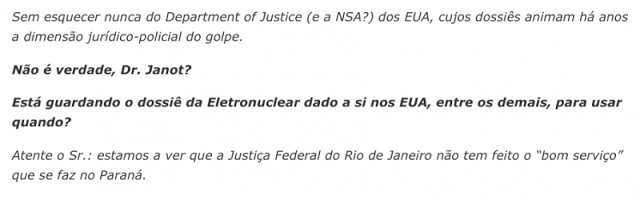 Globo na mira do FBI, Bancos na do Dallagnol e blogs de esquerda