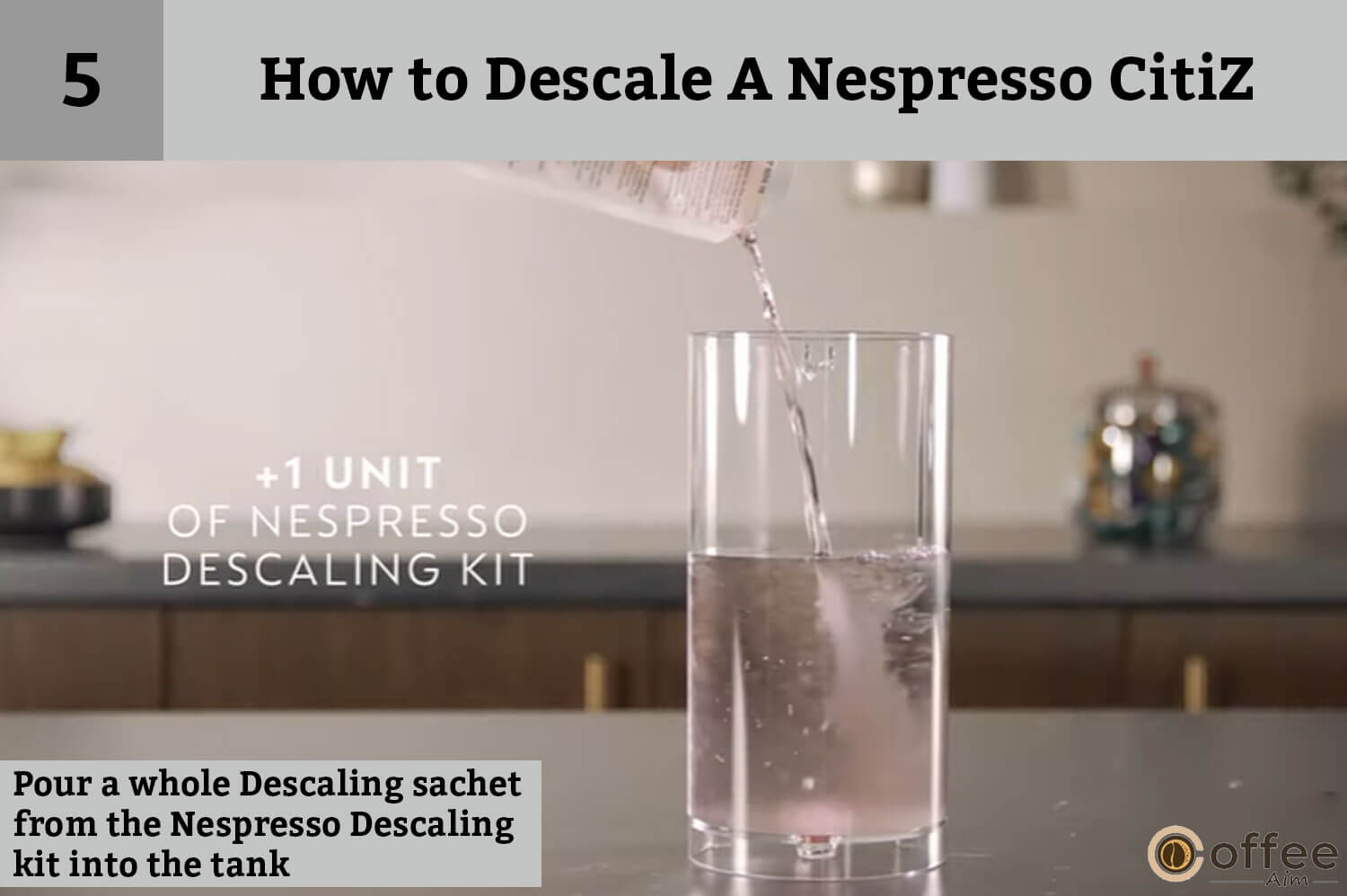How To Descale The Nespresso Citiz Coffee machine?