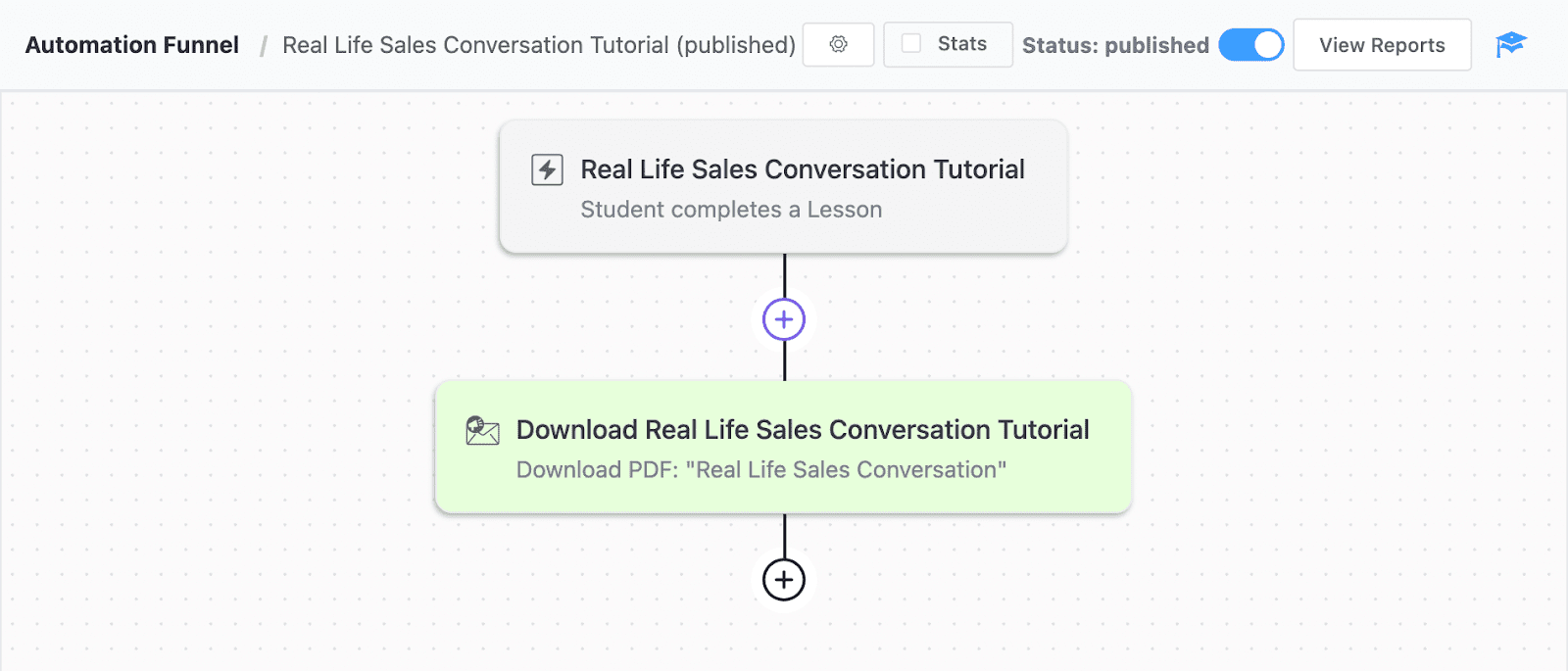 tutor lms lession complete automation