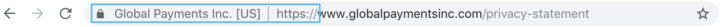 Example of a Secure URL: HTTPS