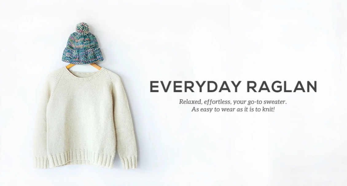 everyday raglan sweater