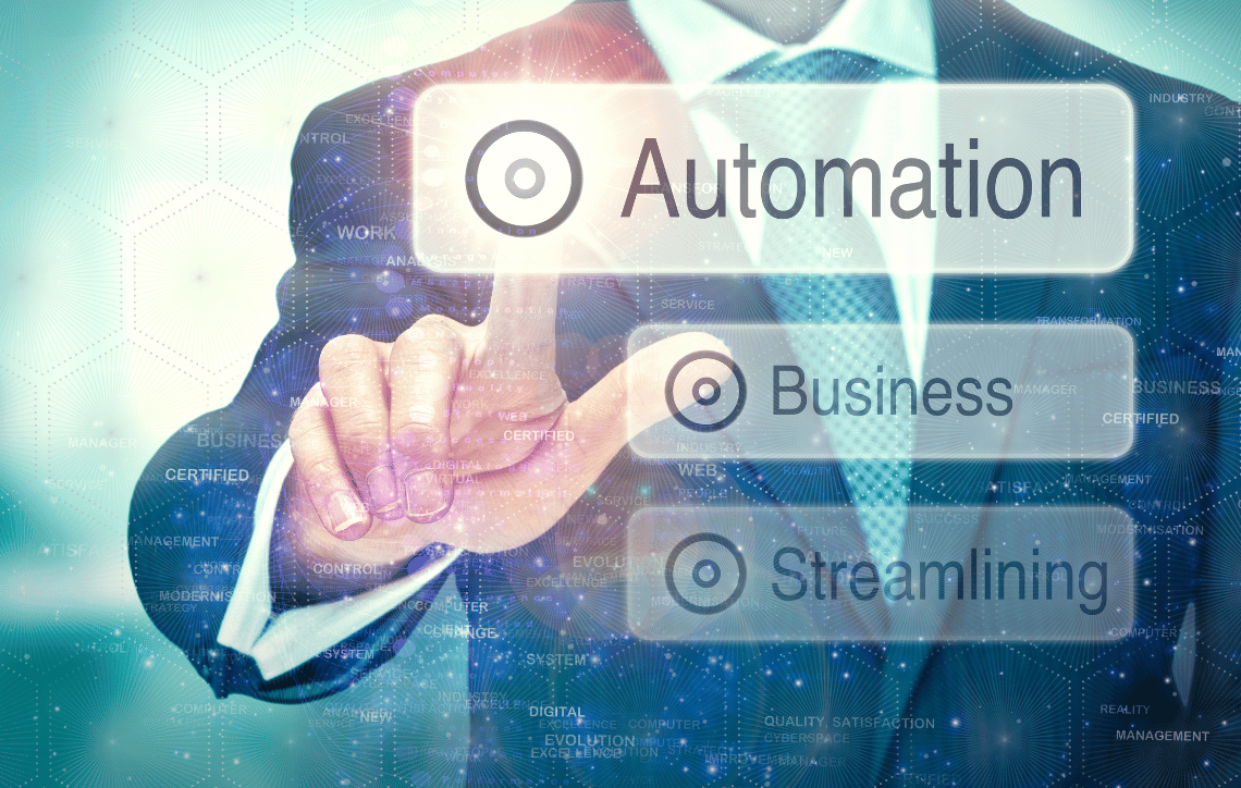 Automation Business and Streamlining Graphic