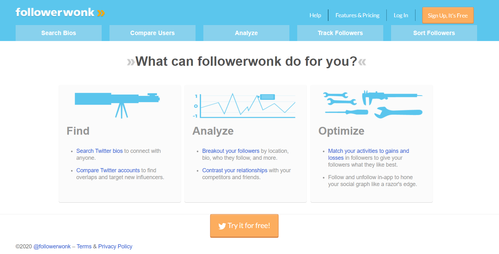 Followerwonk Twitter Analytics Tool
