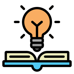 Free Book Idea Icon of Colored Outline style - Available in SVG, PNG, EPS,  AI & Icon fonts