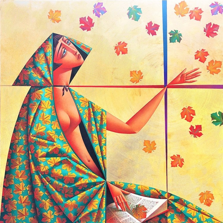 Abstract Figurative Paintings by Georgy Kurasov