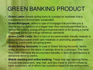 Green banking