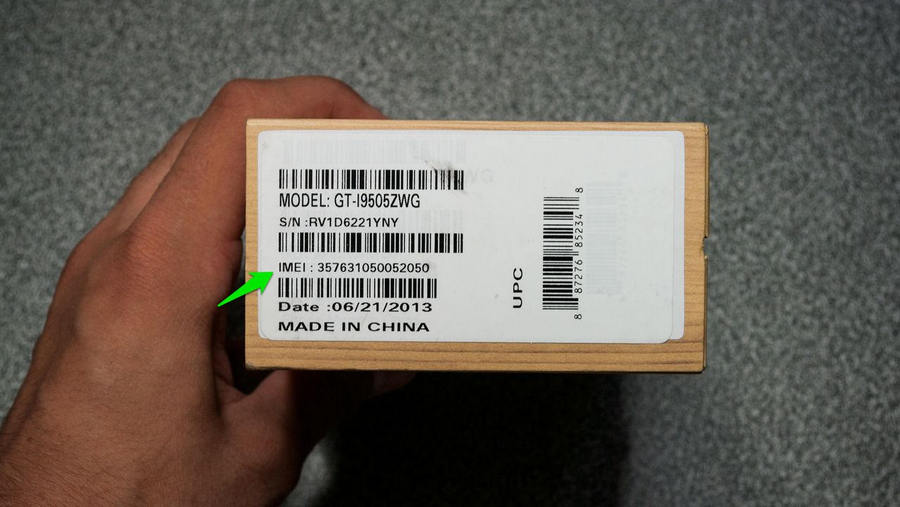 in tem imei samsung