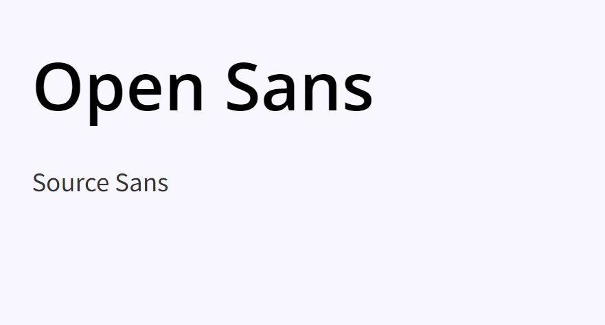 Open Sans and Source Sans Divi Typography