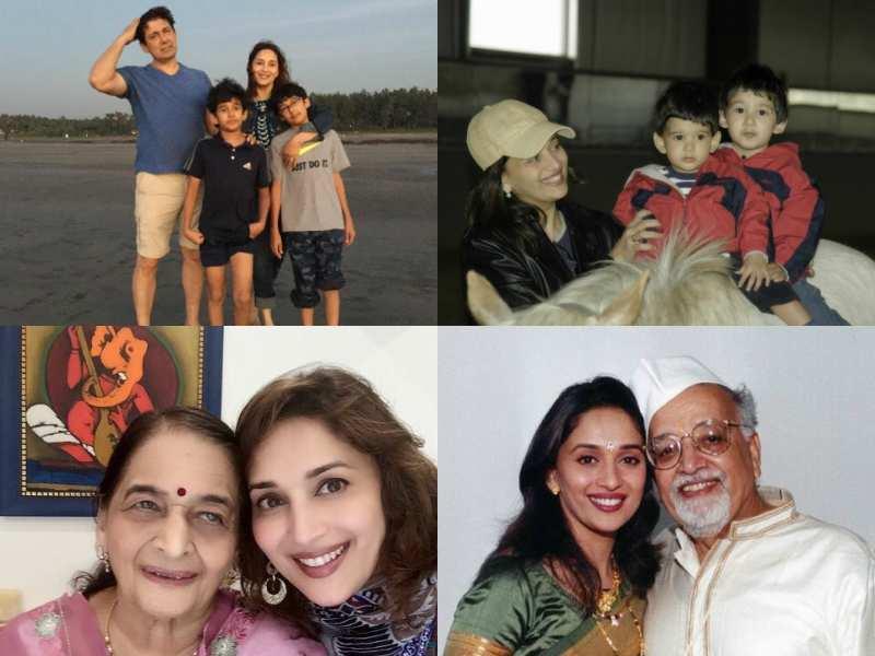 Madhuri Dixit Photos: Candid family pictures of the actress