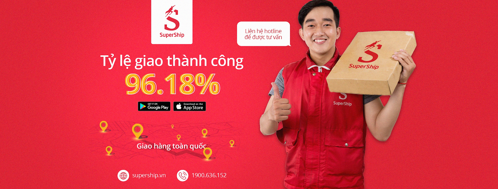SuperShip - Sự lựa chọn chuyển phát nhanh cho thương mại điện tử