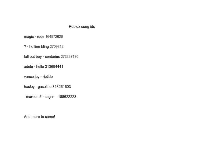 List Of Roblox Sound Id Roblox Generator Download Free - roblox centuries boombox code