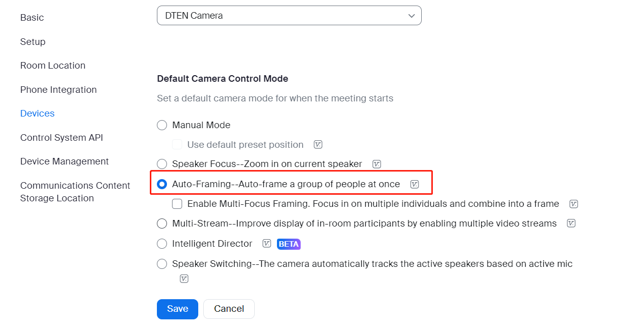DTEN Smart Framing in Zoom Rooms and Smart Connect (BYOD) Mode – DTEN Help  Center