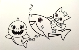 Let’s Color Baby Shark