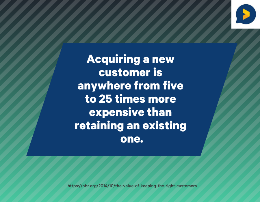 customer acquisition is expensive
