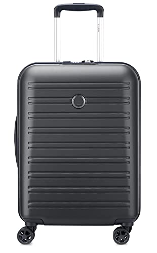 DELSEY PARIS - SEGUR 2.0 - Rigid cabin suitcase with double wheels and integrated TSA lock - 55cm,...
