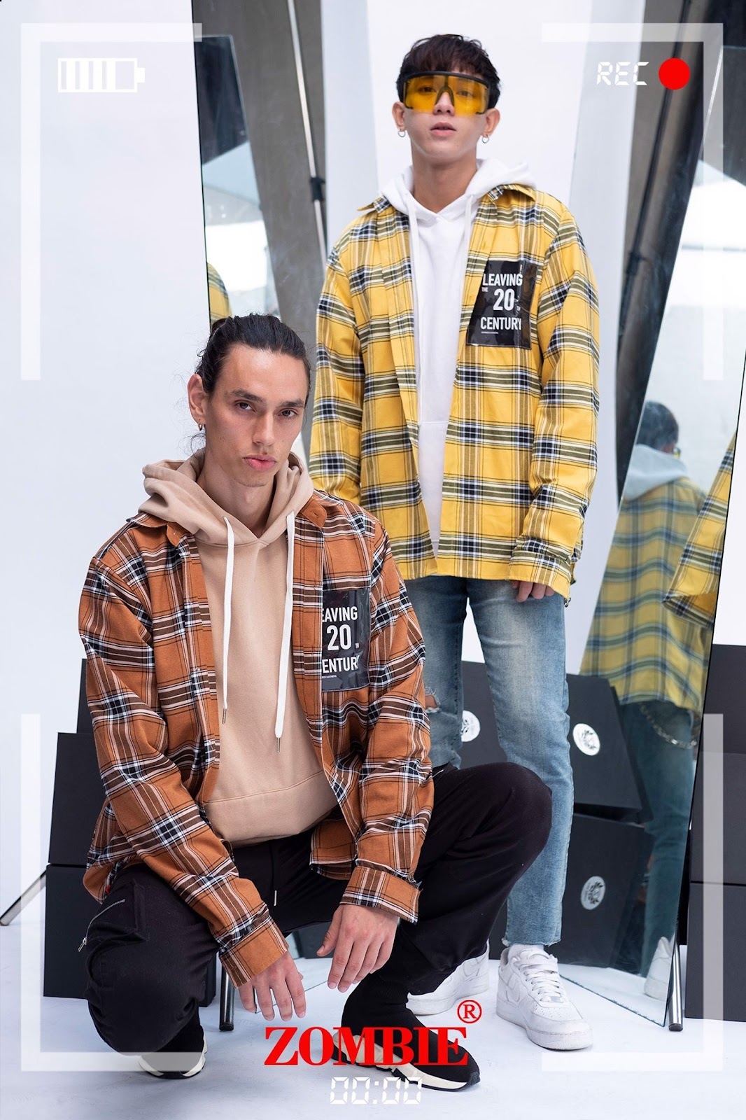 Áo flannel local brand ZOMBIE