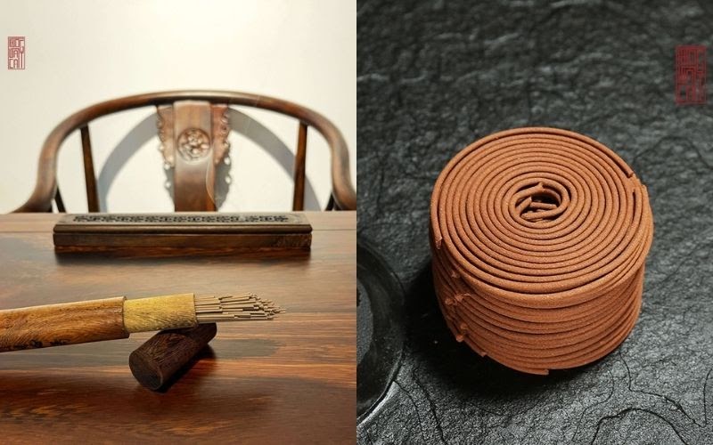 Nhang trầm hương trên thị trường có rất nhiều mẫu mã khác nhau 