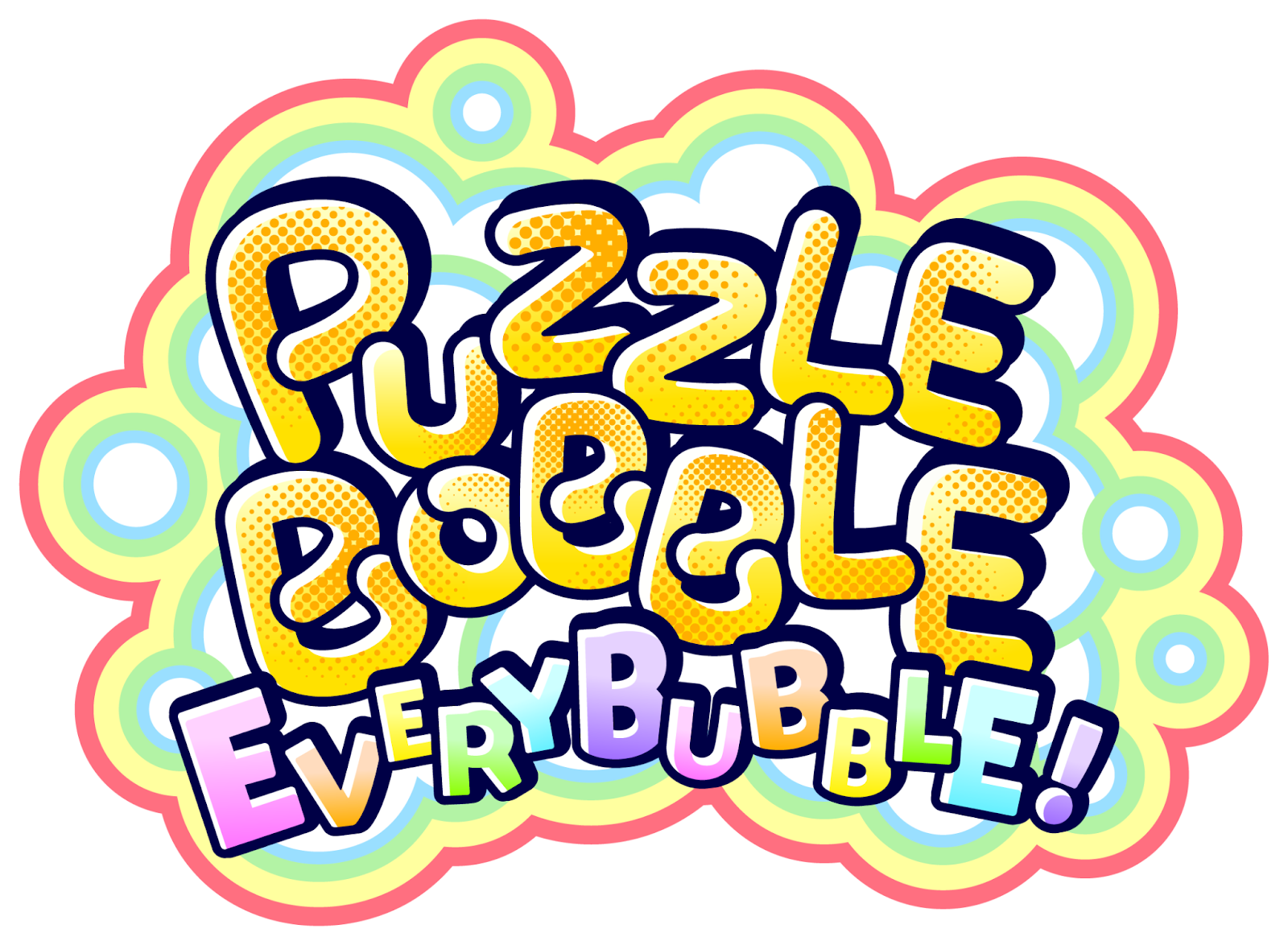 Official game logo featuring colourful lettering and bubbles.
