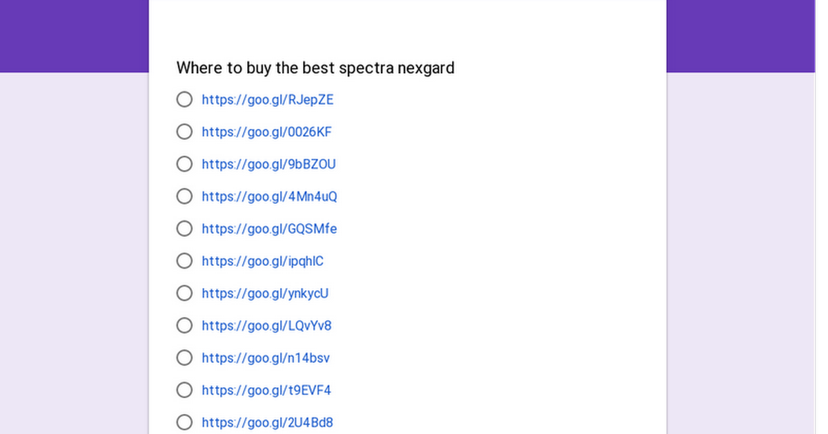 Spectra nexgard