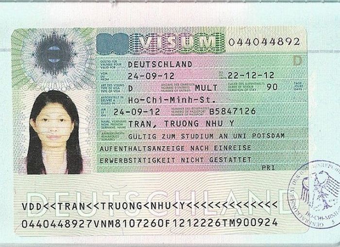 Dịch vụ làm visa Đức - Giấy tờ khi làm visa Đức