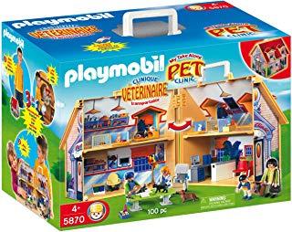 Playmobil Zoo - ClÃ­nica Veterinaria, maletÃ­n (5870)