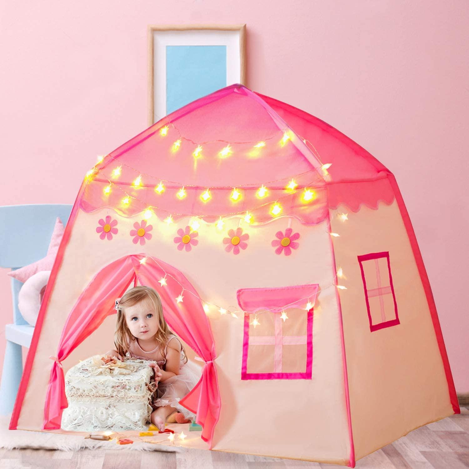 Beli Anak-anak Monster Lembut Bermain Tenda untuk Anak Perempuan, Rumah  Bermain dengan Lampu Bintang Di Dalam Ruangan & amp; Di Luar Ruangan, Tenda  Kastil Putri, Mainan untuk 2 Hadiah Ulang Tahun Gadis-gadis