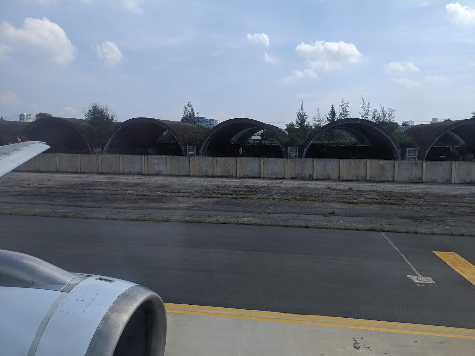Military Aircraft Hangars At Danang Airport