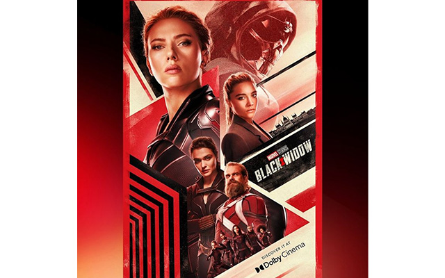 Johansson's "Black Widow" poster