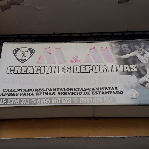 Teléfono de M&M Creaciones Deportivas