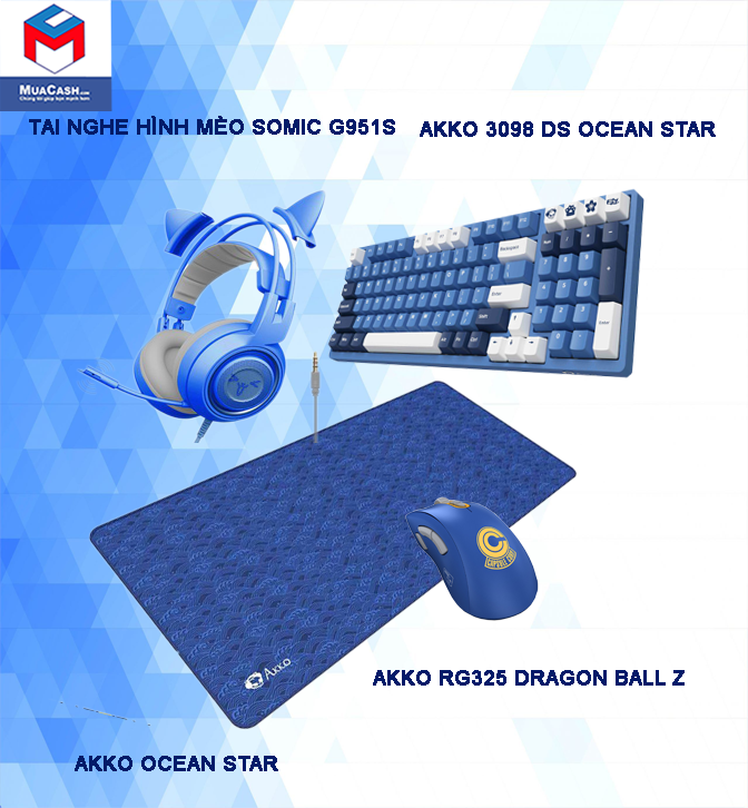 Giới thiệu chi tiết combo gaming gear Bình yên xanh 3 2345