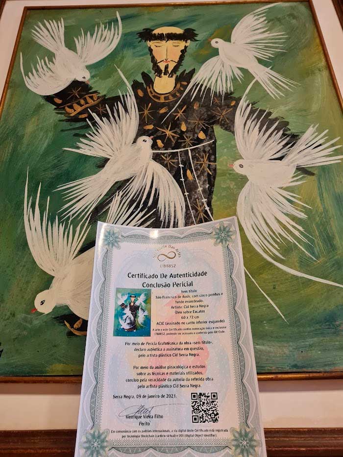 Certificado de Autenticidade de Arte