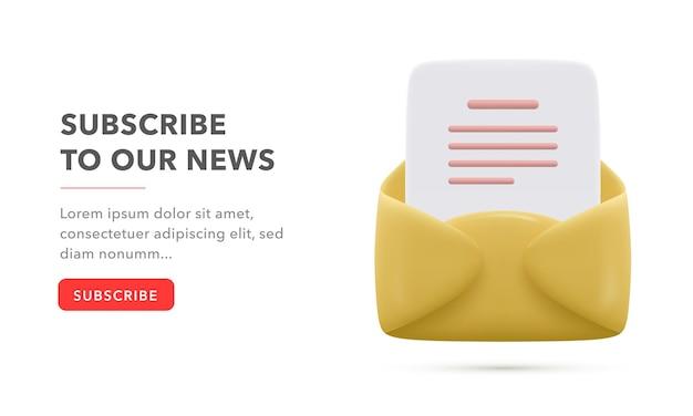 Subscribe now to our newsletter. ui design with text box and subscribe button template.
