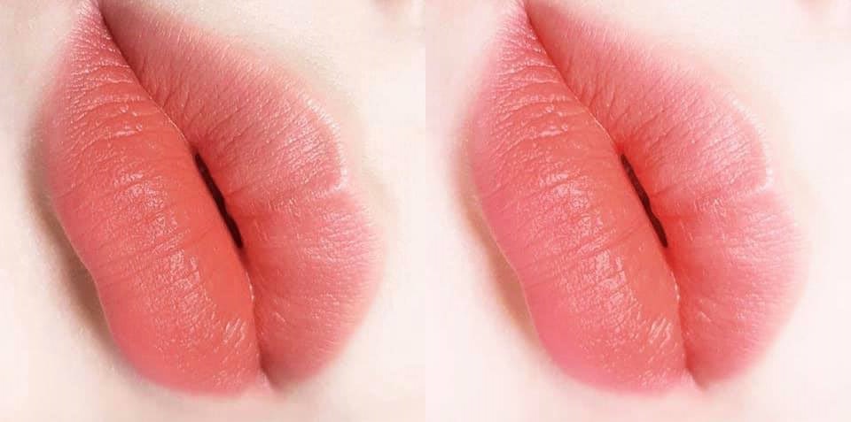 Phun môi collagen màu nào đẹp - Phun môi collagen màu đỏ cam