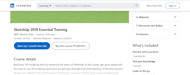 SketchUp 2019 Essential Training by LinkedIn Learning