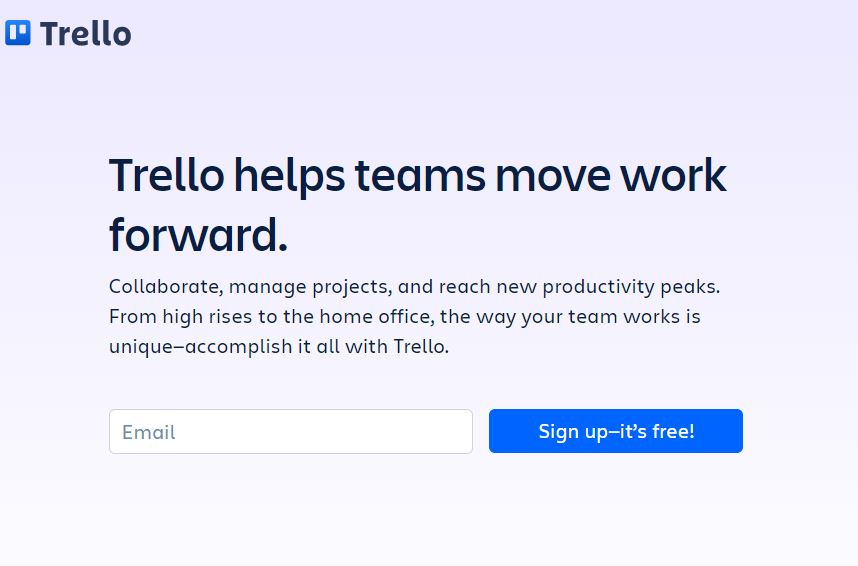 Trello screenshot