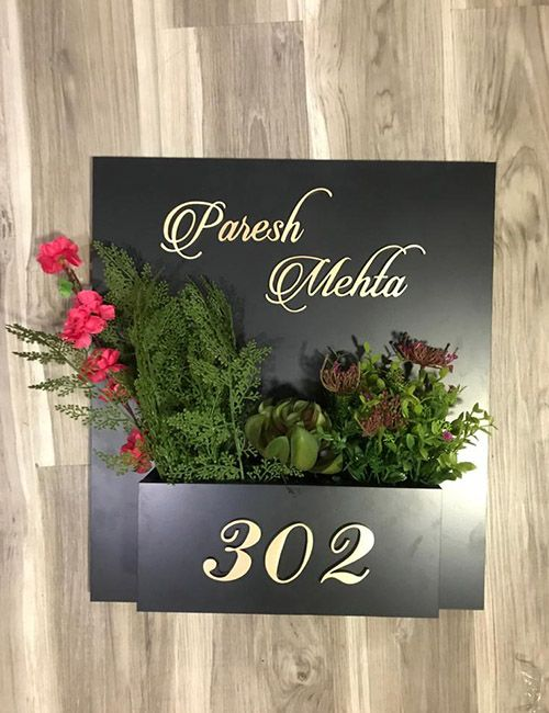 Create A Stylish Name Board Design For Your Home Or Office