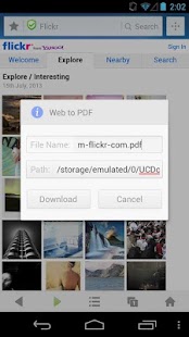 Download WEB to PDF by UC Browser apk