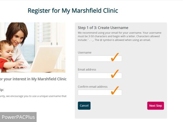 enroll a marshfield clinic account