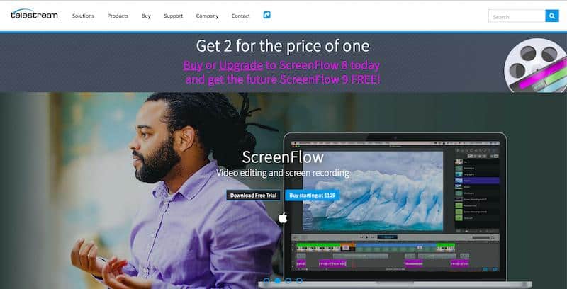 Meilleur logiciel d'enregistrement d'écran : Telestream Screenflow 