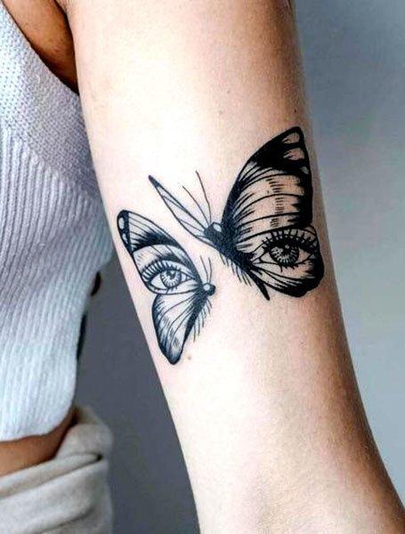 Unique Butterfly Tattoo