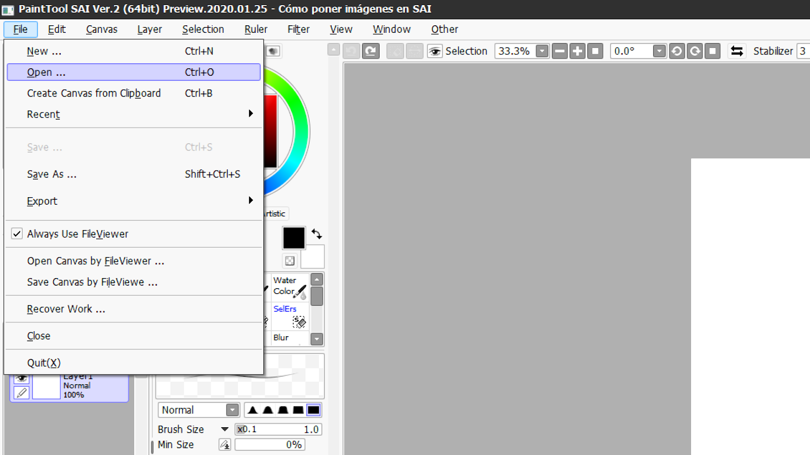 Como Poner Imagenes En Paint Tool Sai Tutorial 21